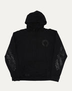 Tonal Glitter Print Horseshoe Logo Hoodie