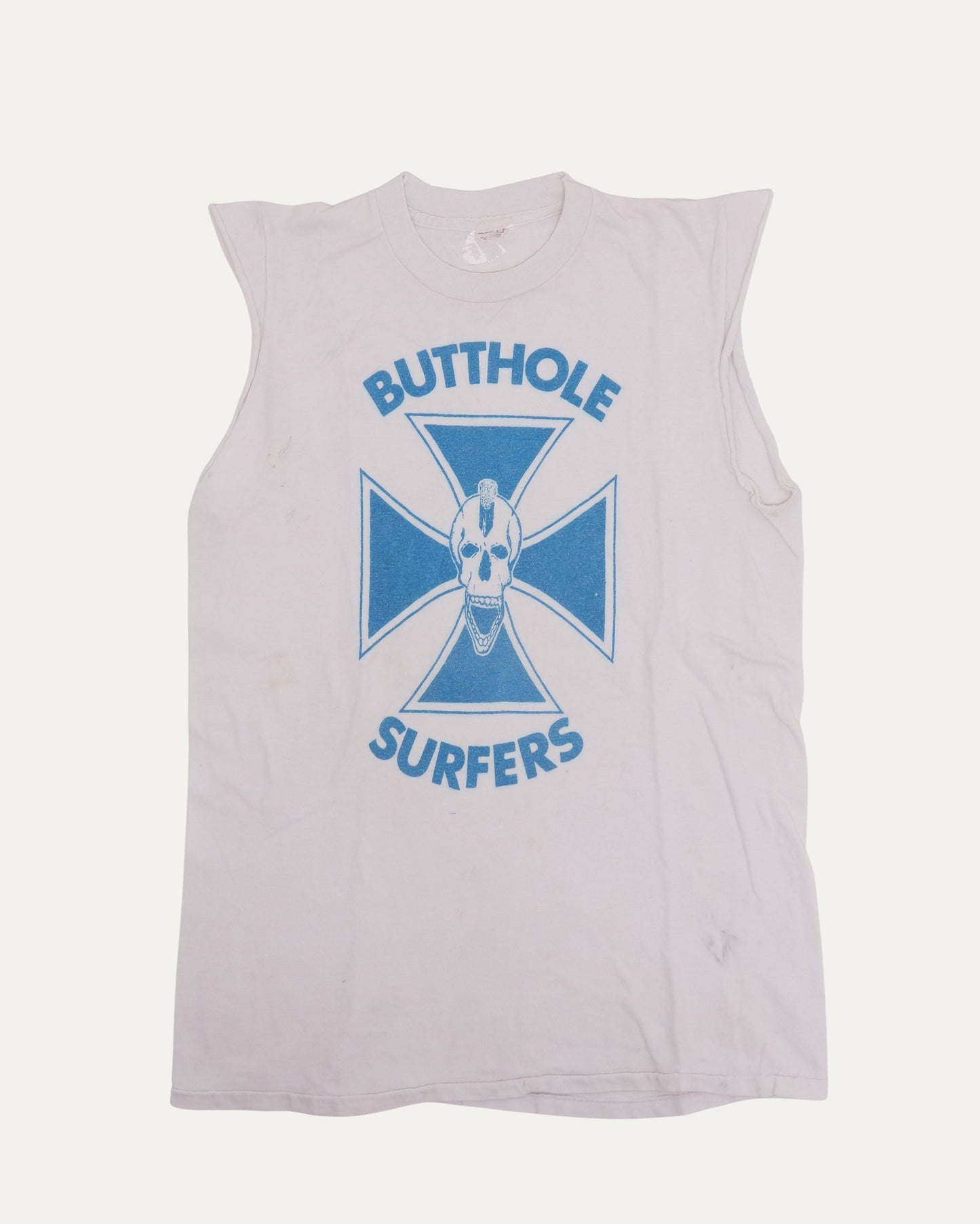 Butthole Surfers Skull Cross Cutoff T-Shirt