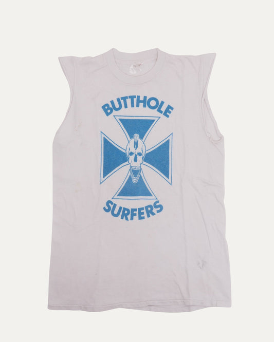 Butthole Surfers Skull Cross Cutoff T-Shirt