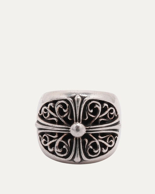 Oval Cross Ring