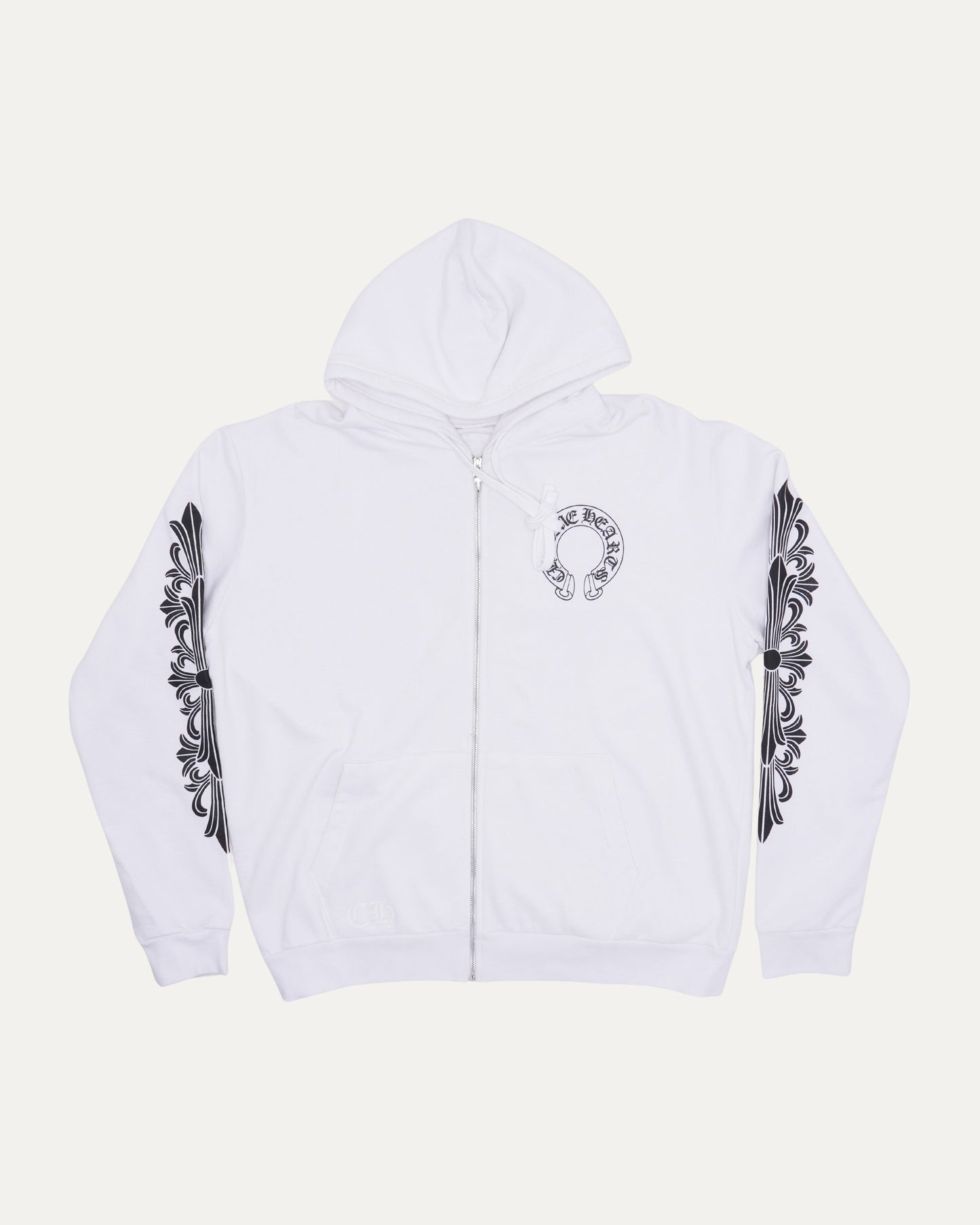 Horseshoe Logo Zip Up Hoodie