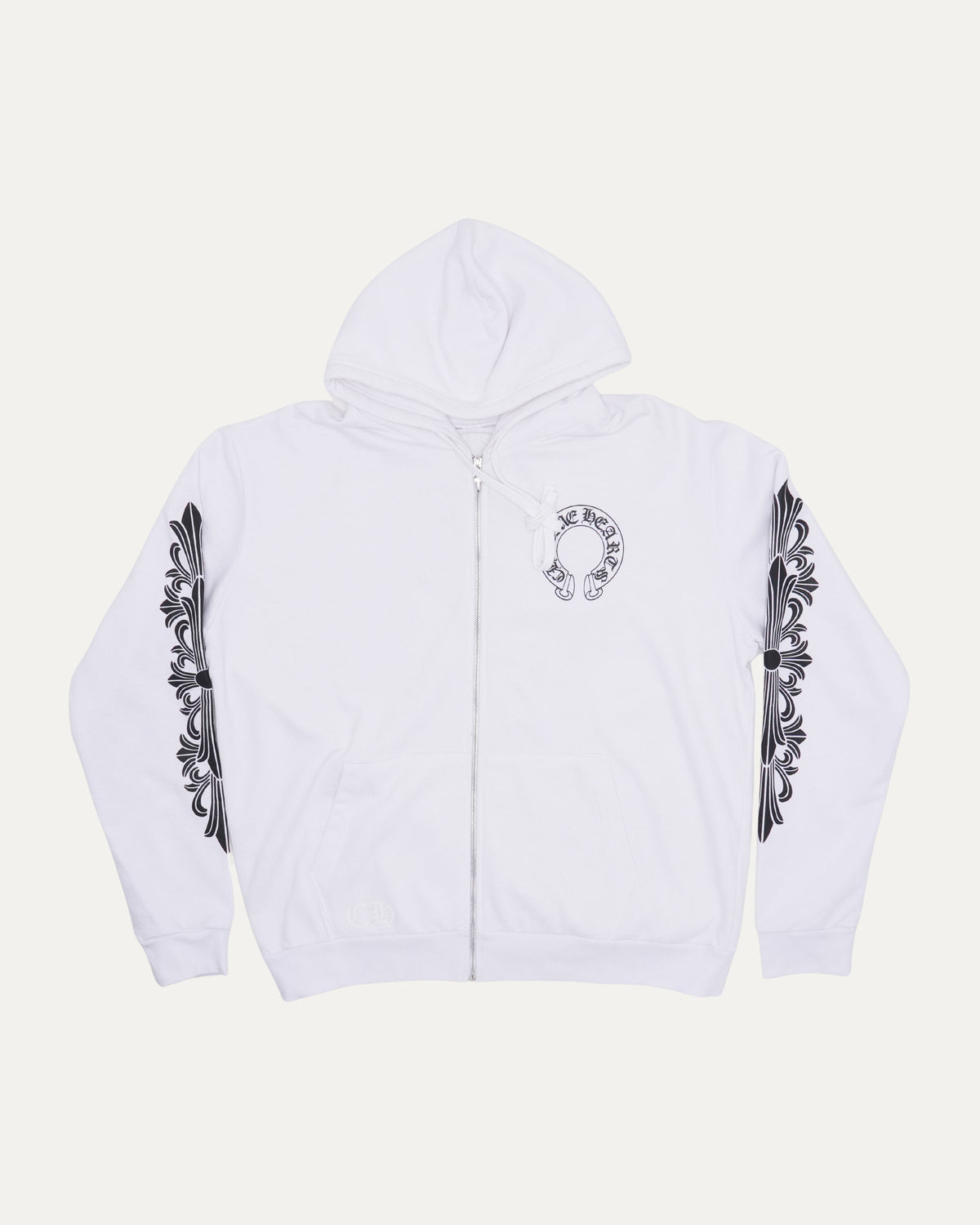 Horseshoe Logo Zip Up Hoodie