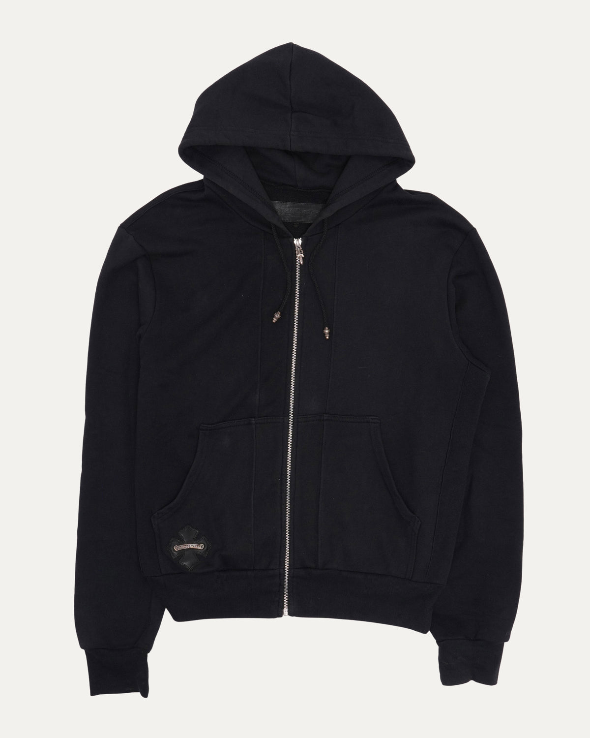 Vintage Horseshoe Logo Patch Zip Up Hoodie
