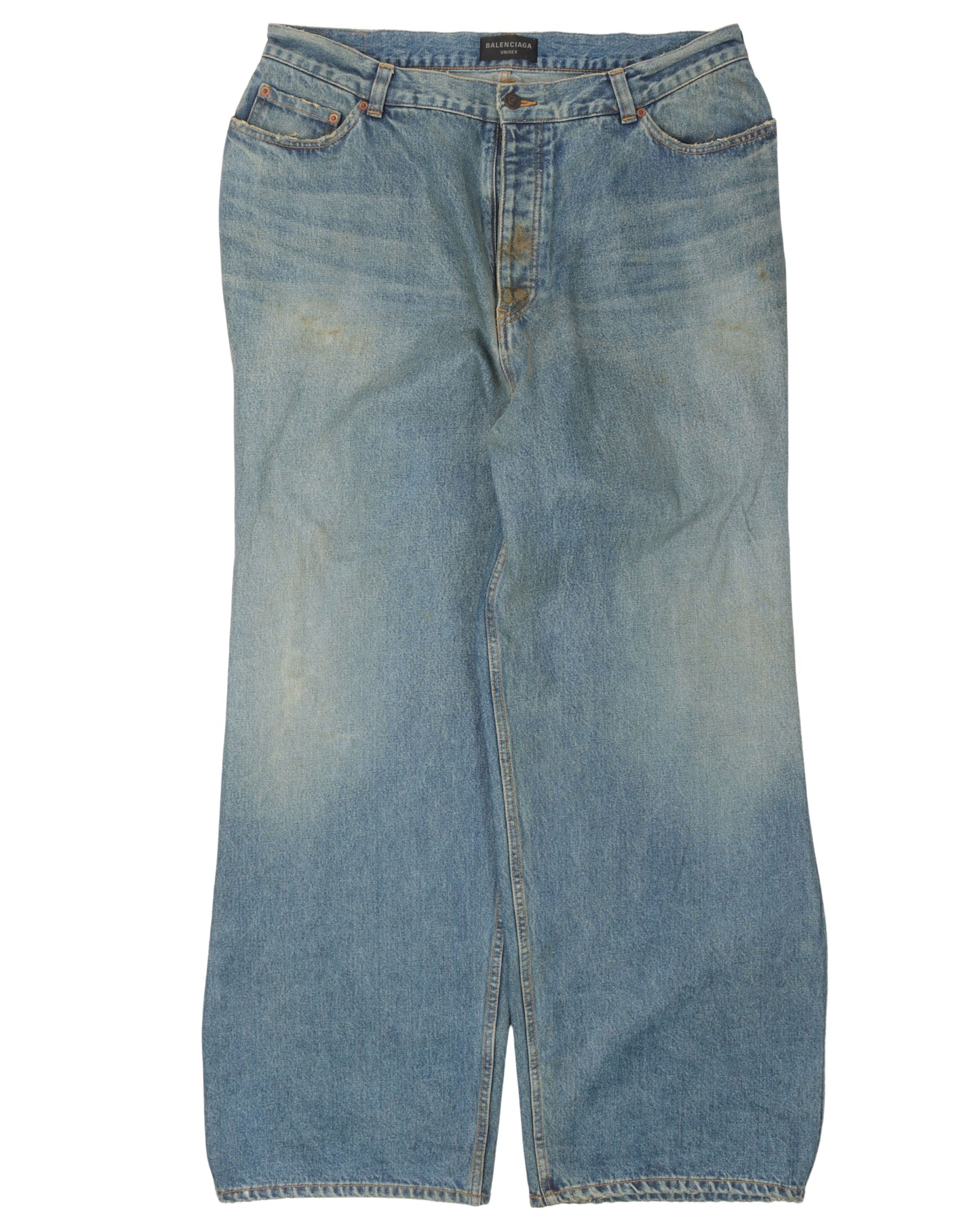 Distressed Baggy Jeans