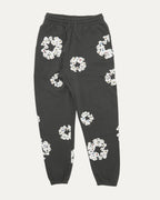 Rhinestone Cotton Wreath Sweatpants