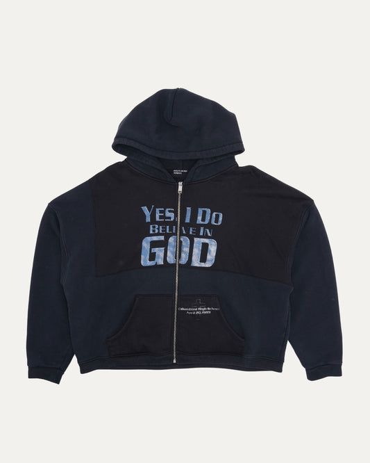 Believe in God Assemblage Hoodie