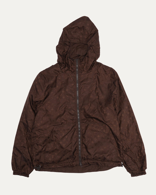 Monogram Reversible Hooded Windbreaker
