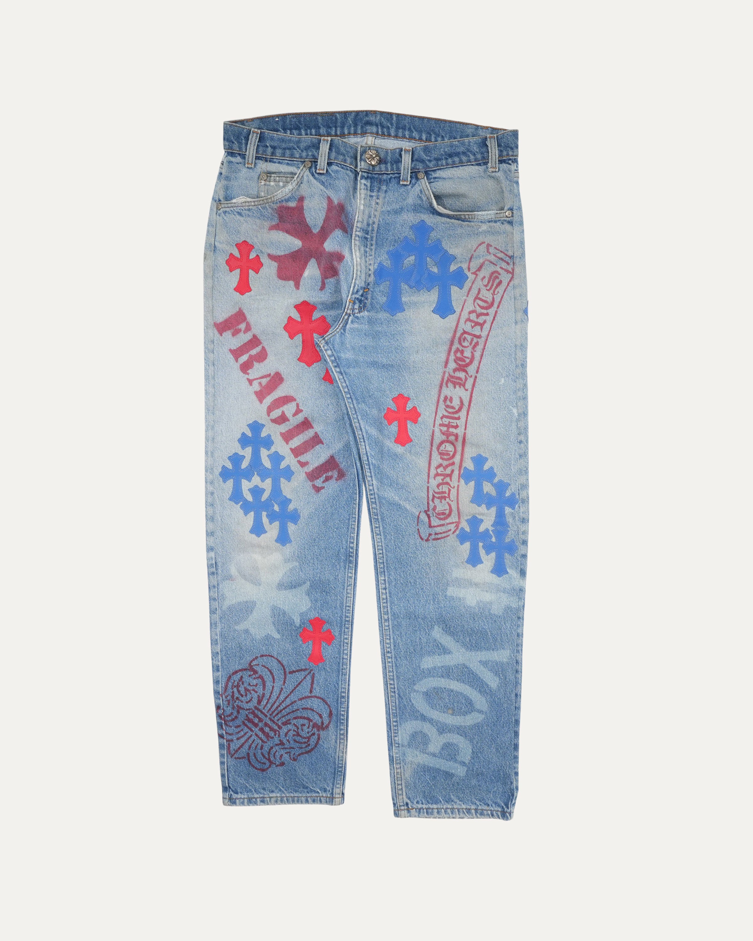 Levi's Cross Patch Stencil Jeans