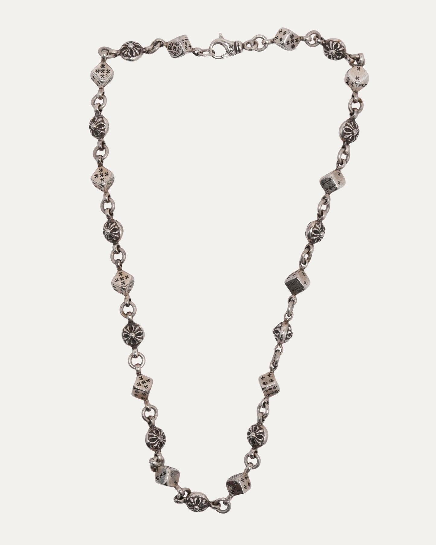 Dice and Plus Ball Necklace