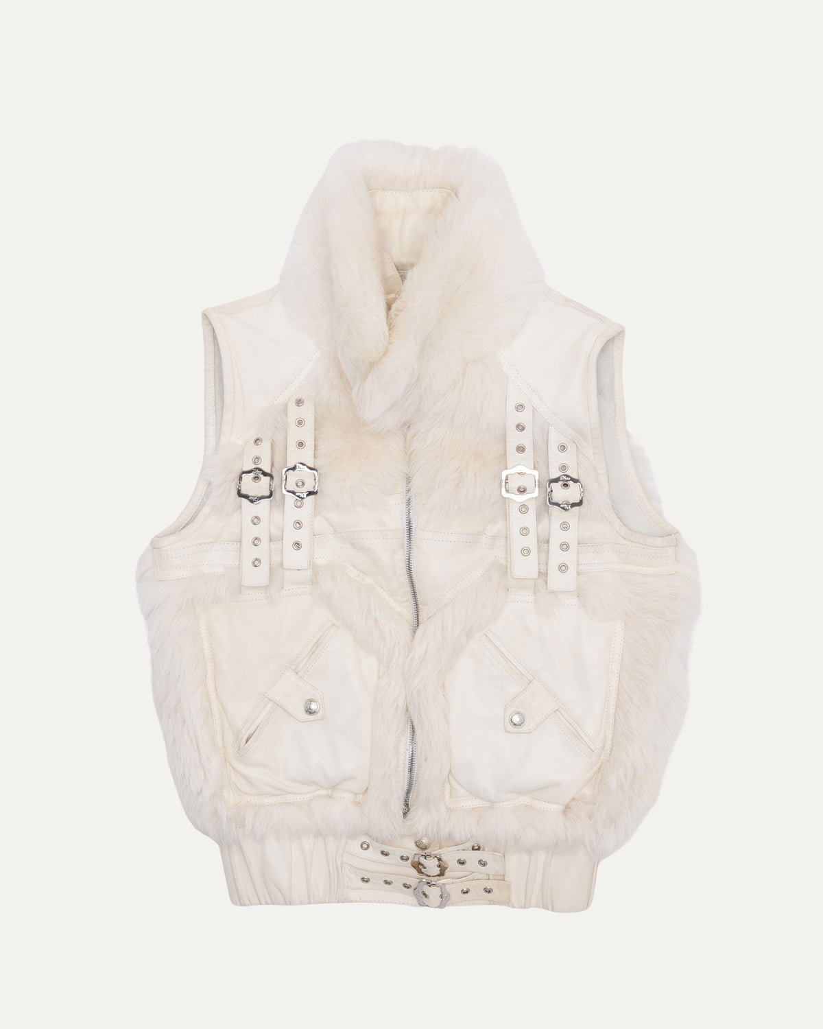 Fur Leather Vest