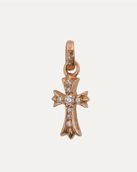 Gold Diamond Baby Fat Pendant