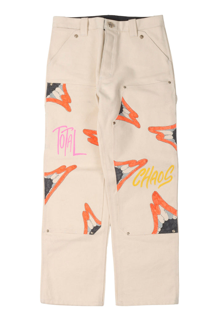 1 of 1 Matty Boy Hand-Painted Canvas Double Knee Carpenter Pants