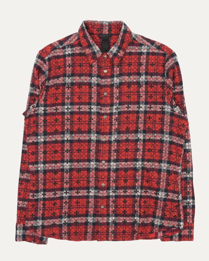 Cross Patch Flannel Shirt