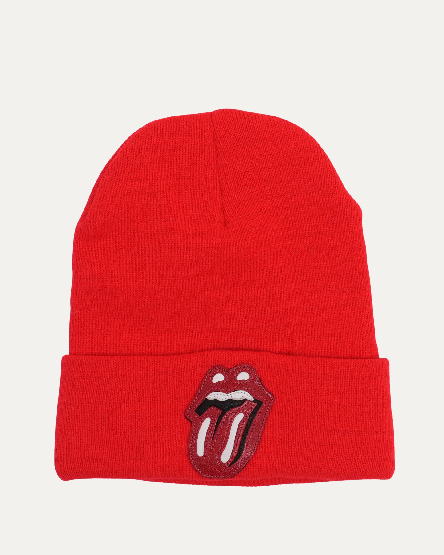 Rolling Stones Tongue & Lip Patch Beanie