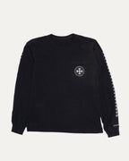 Plus Cross Long Sleeve Pocket T-Shirt