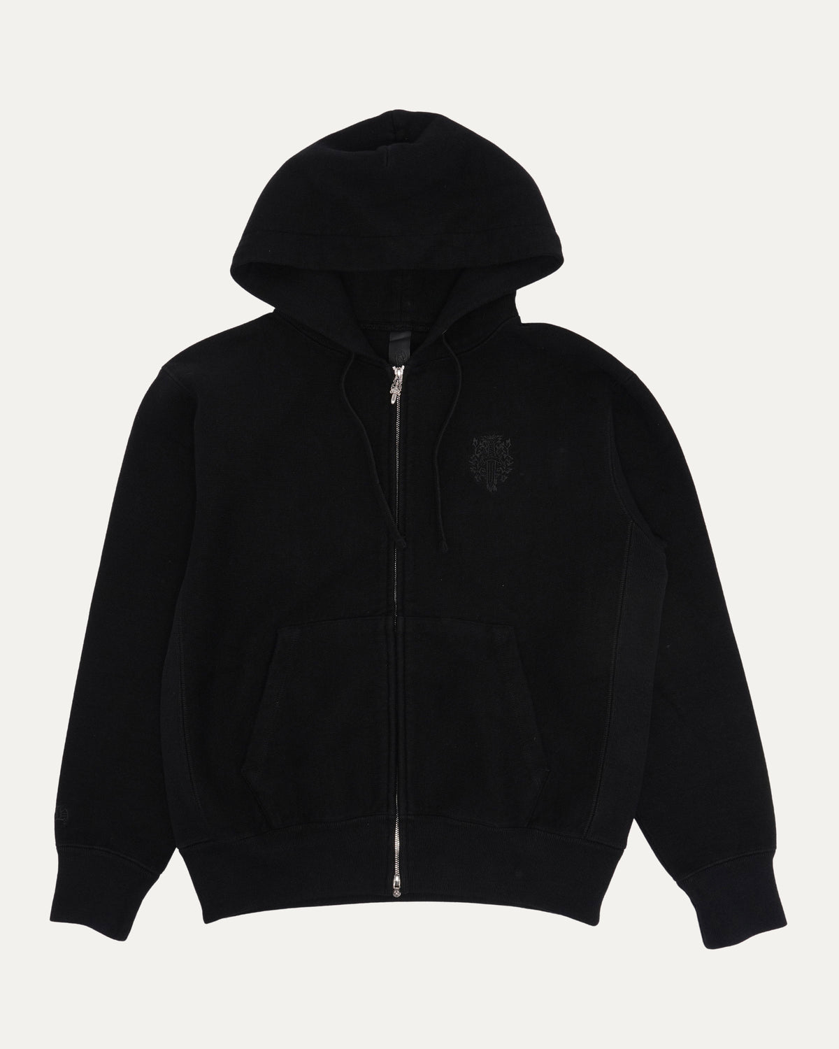 Embroidered Kingfish Vine Dagger Zip Up Hoodie