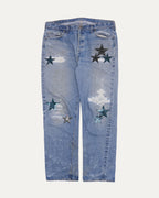Star Patch Levi's Jeans