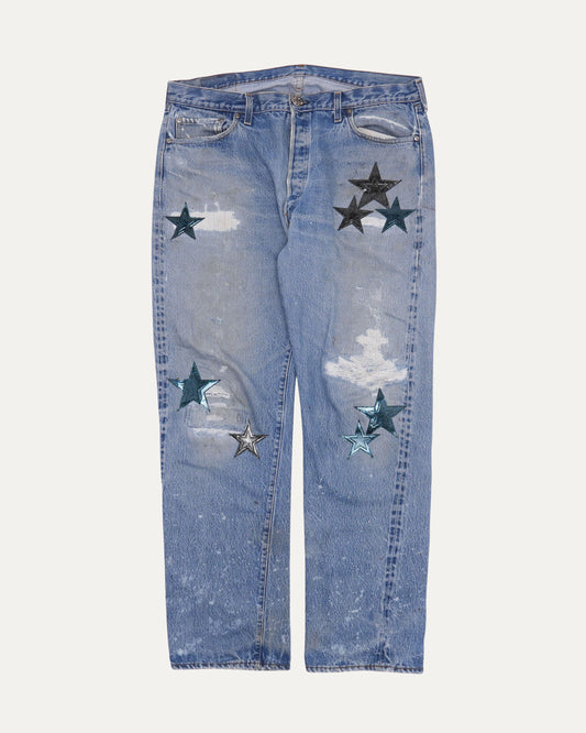 Star Patch Levi's Jeans