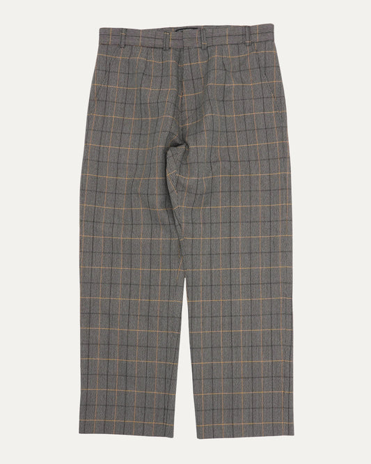 Window Pane Plaid Trousers