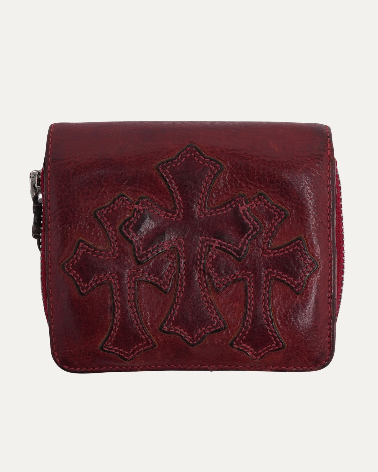 Cemetery Cross Patch Zip Wallet