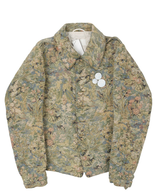 Floral Jacquard Jacket