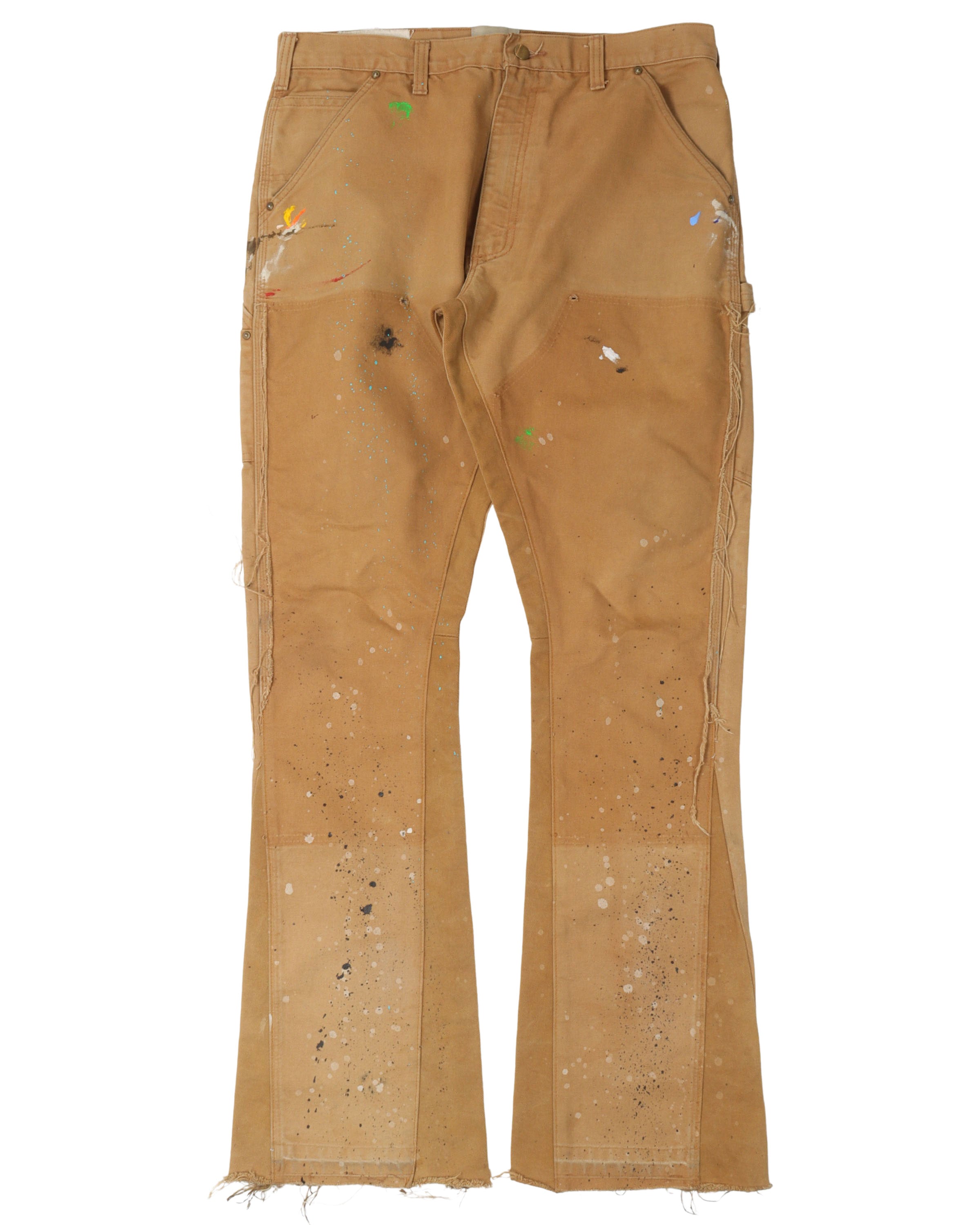 Painted La Flare Carpenter Pants