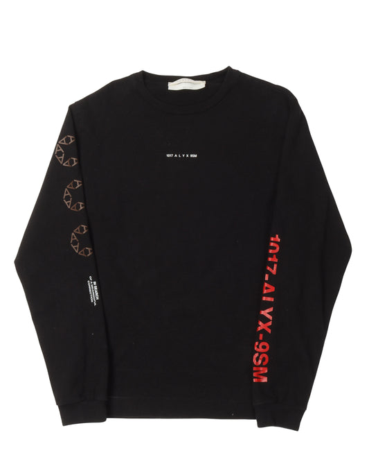 Logo Embroidered Long Sleeve T-Shirt