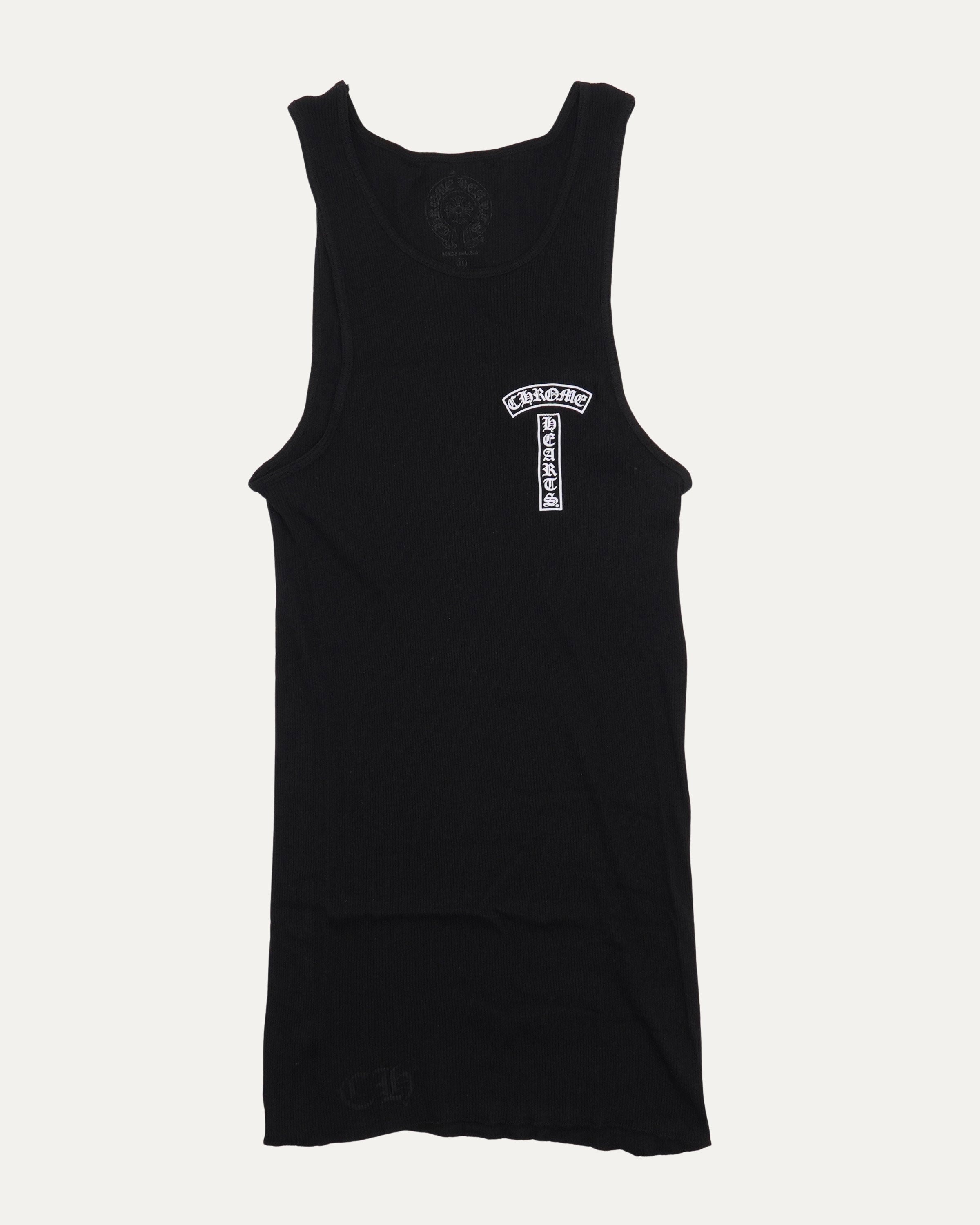 トップス Chrome hearts rib Tank Top old model Chrome Hearts T Bar Ribbed Tank Top – Justin Reed