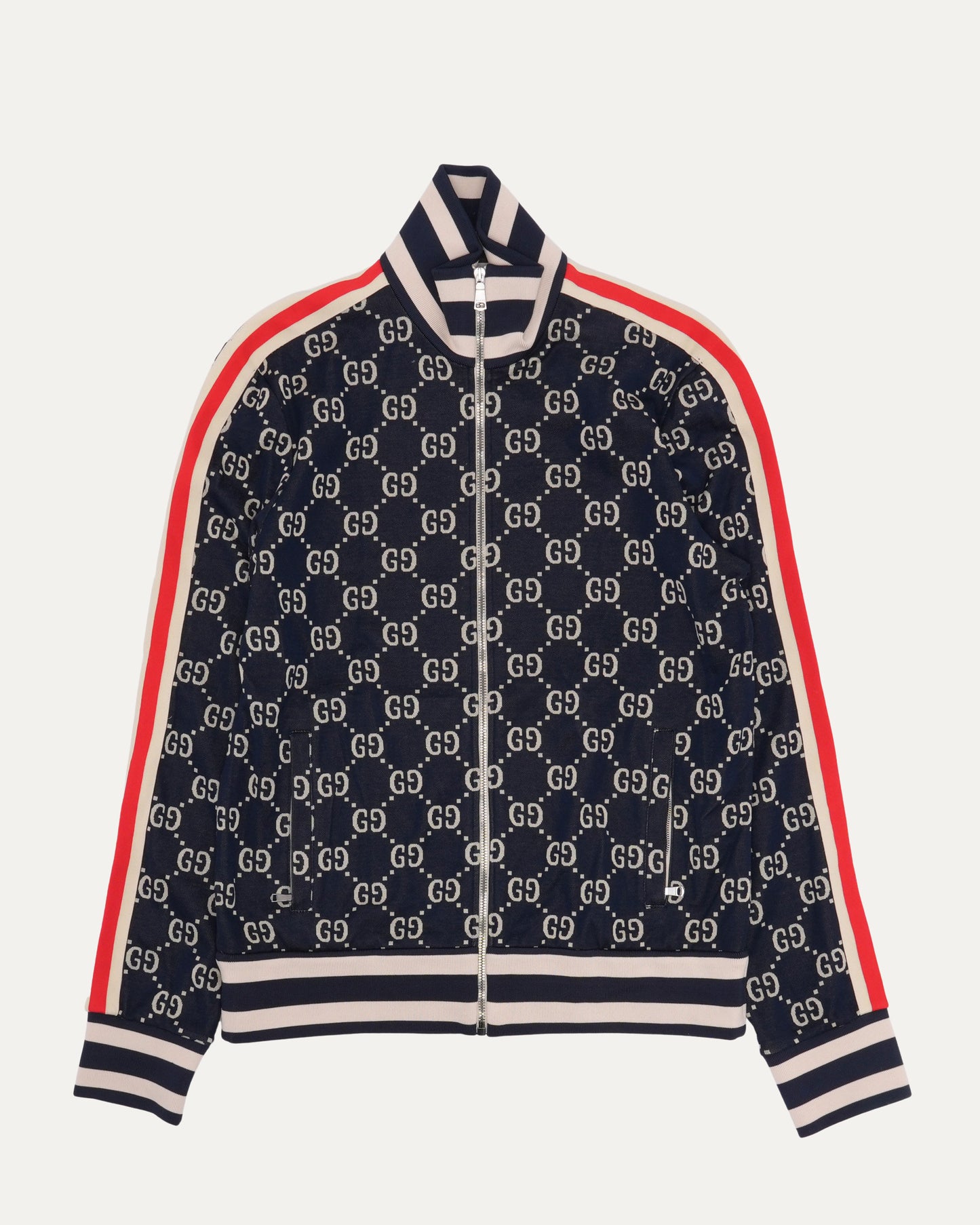 Monogram Taped Sleeve Track Jacket