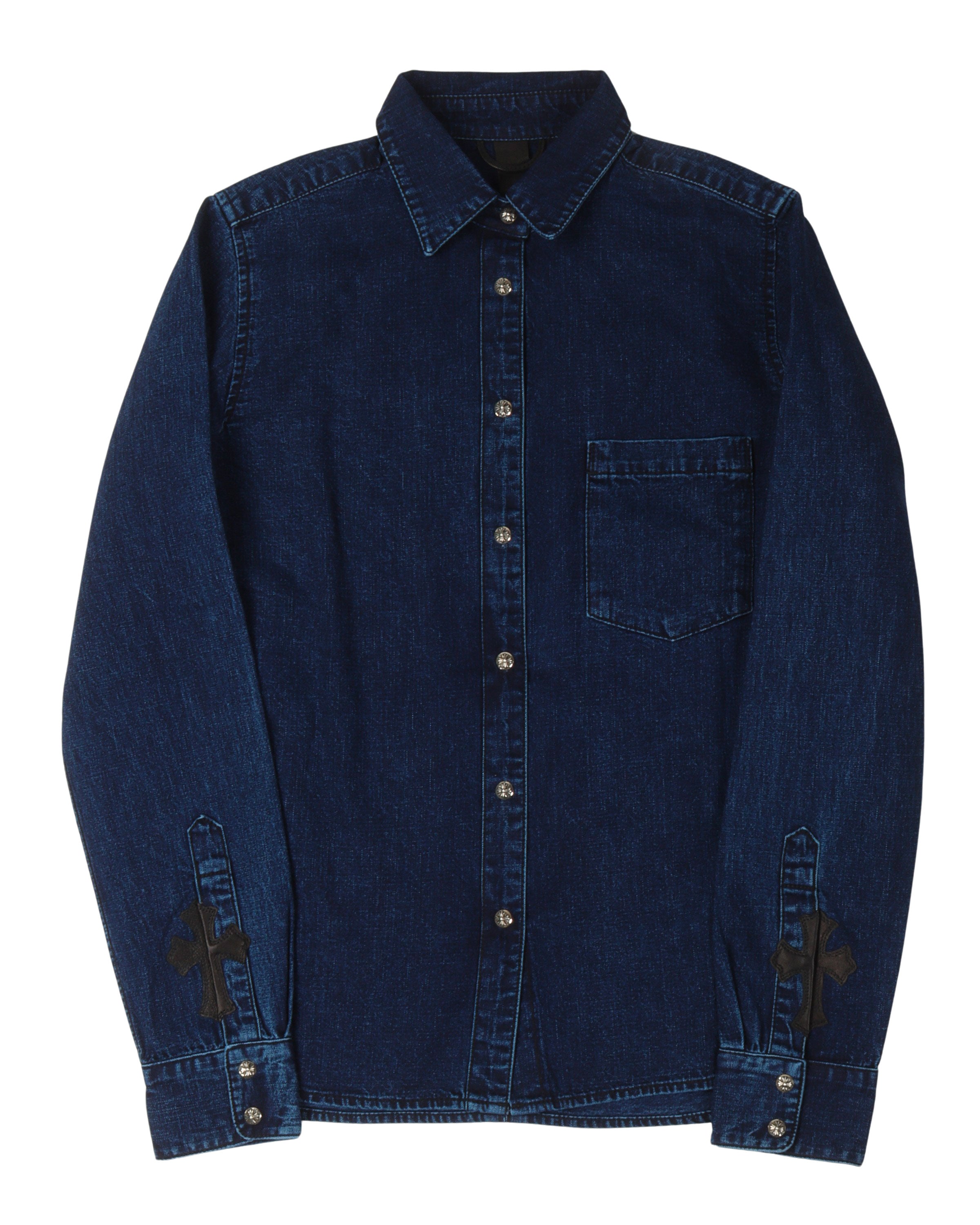 Cross Patch Denim Shirt