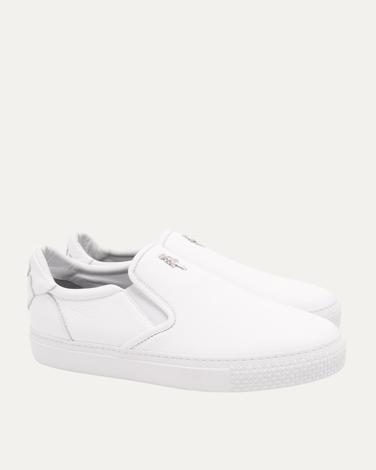 Dagger Embellished Slip On Sneakers