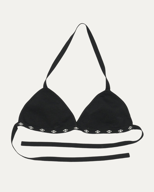 Cross Motif Bra