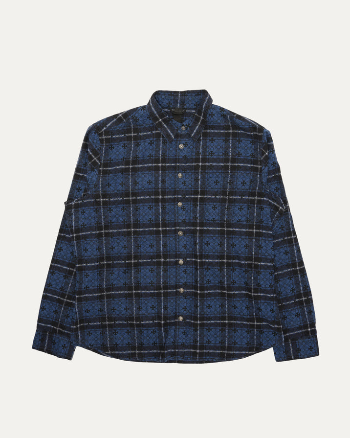 Loose Ends Cross Patch Flannel Shirt