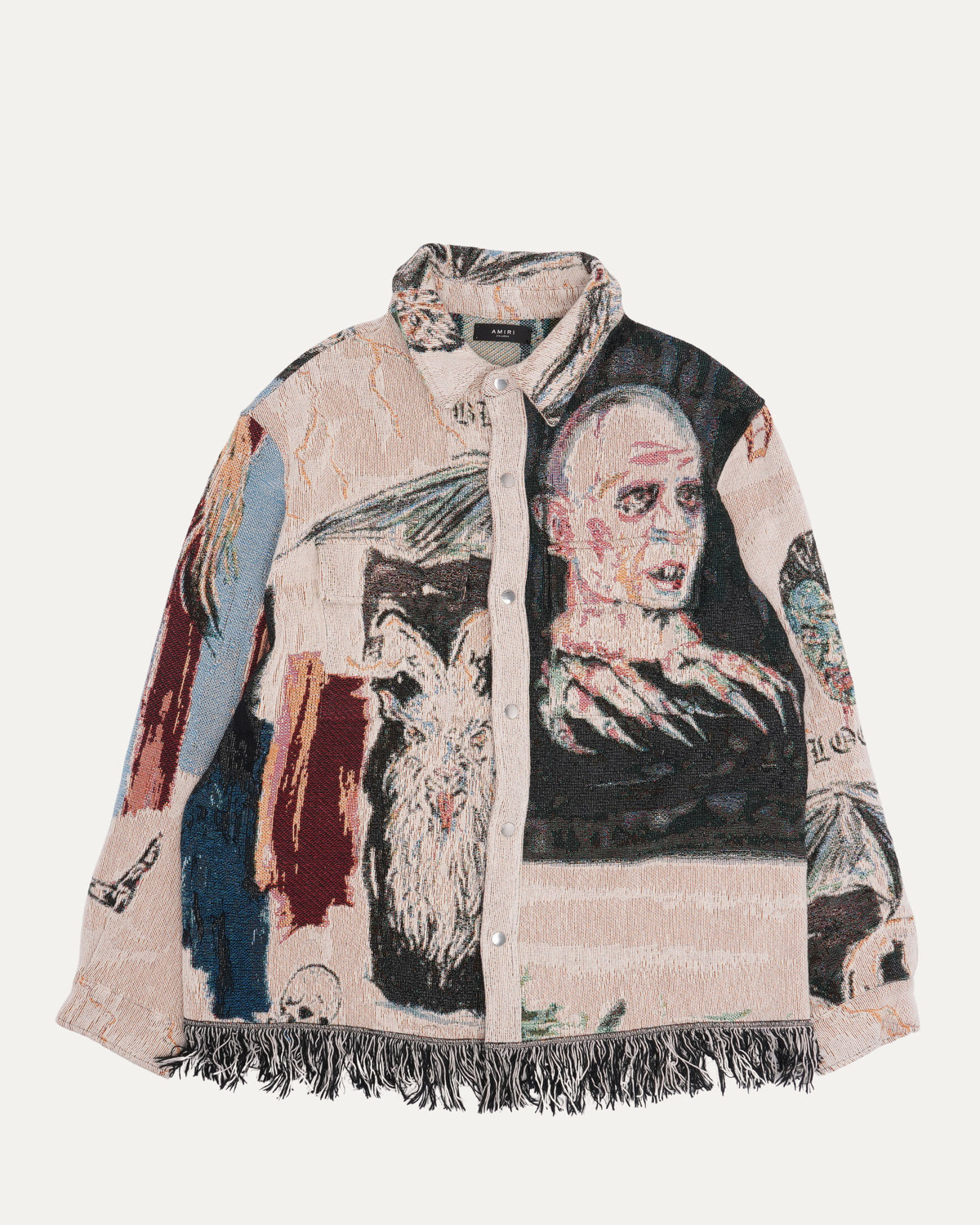 Wes Lang Tapestry Blood Shirt Jacket
