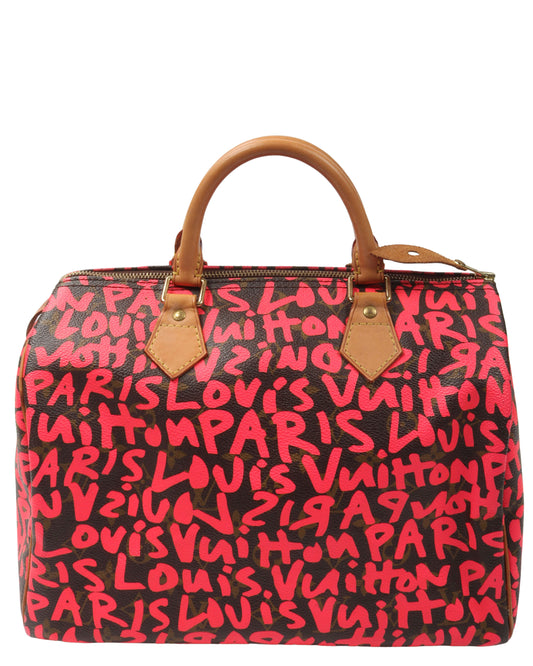 Stephen Sprouse Graffiti Monogram Speedy