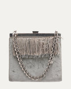 SS 1998 Velour Chain Tassel Bag