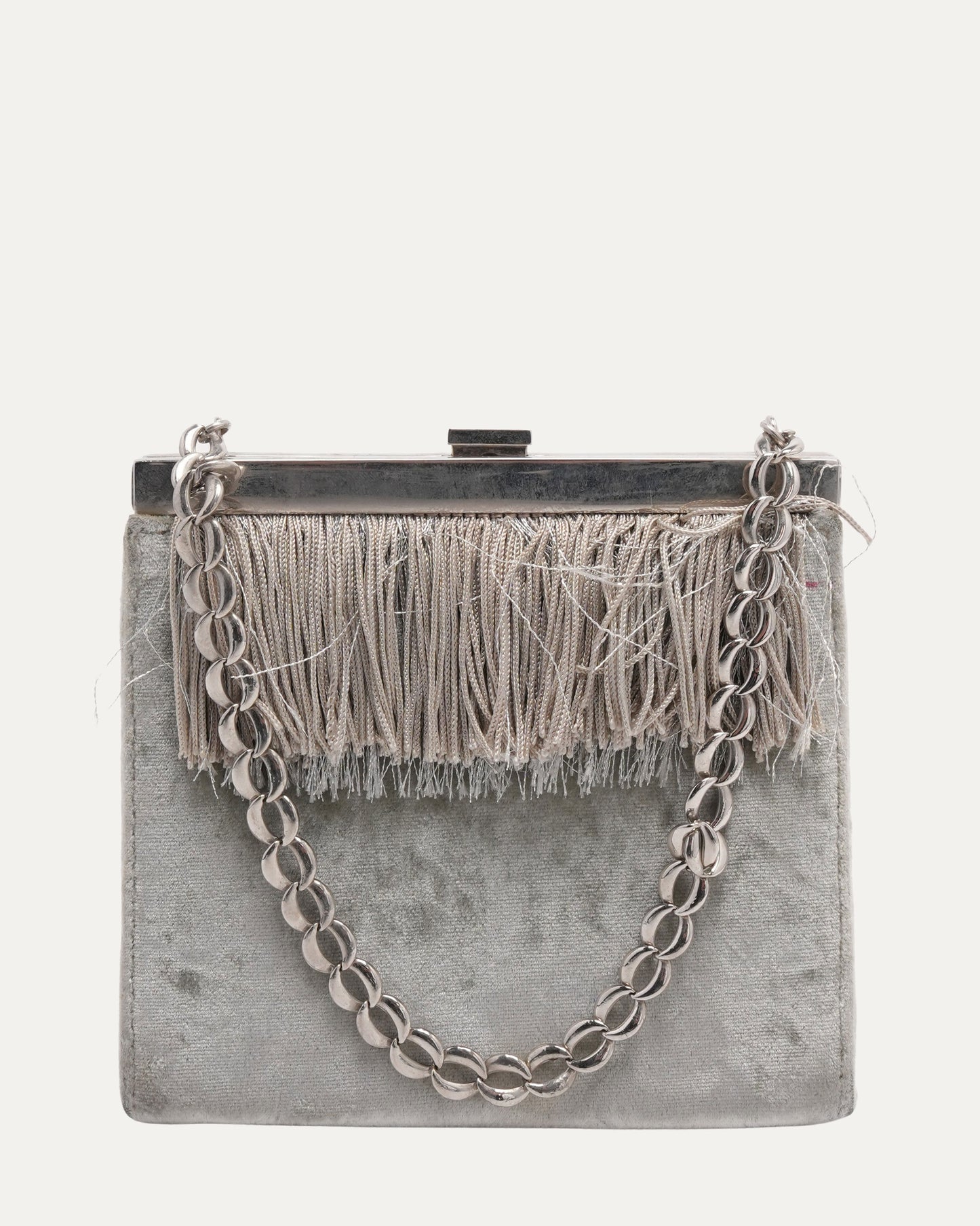 SS 1998 Velour Chain Tassel Bag