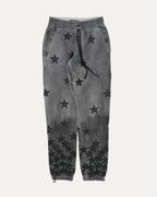 Chemist Leather Star Patch Sweatpants