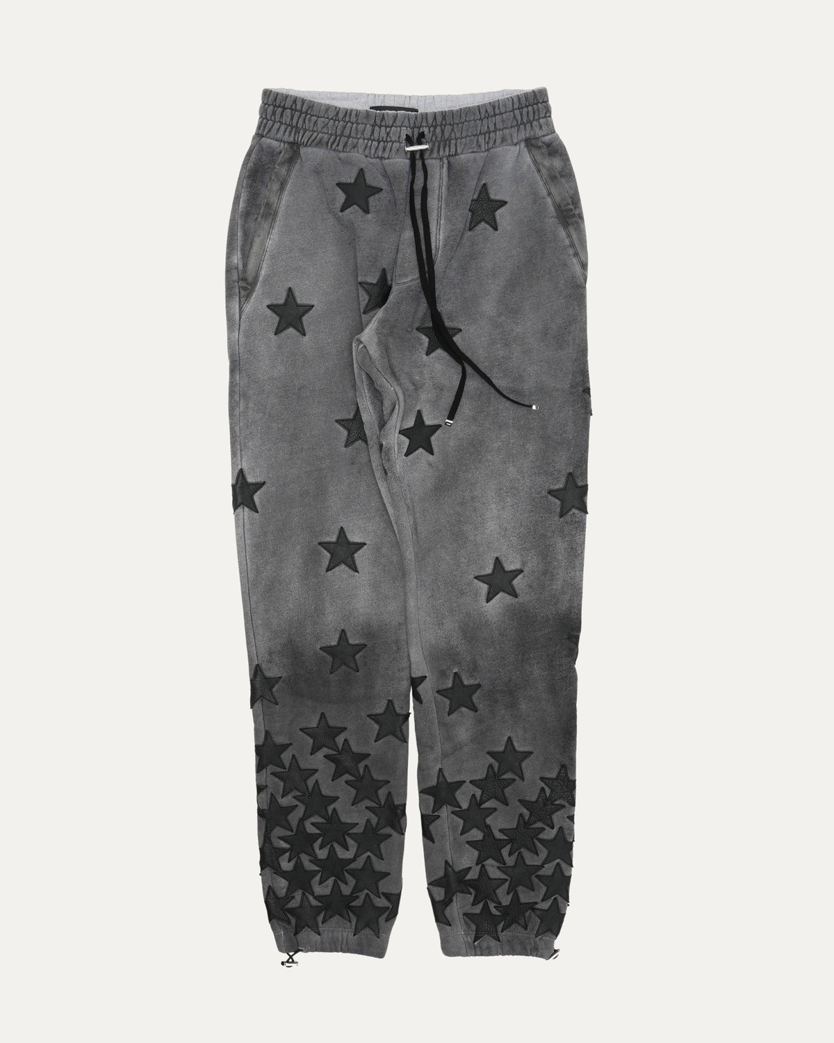 Chemist Leather Star Patch Sweatpants