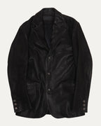 Blistered Leather Blazer