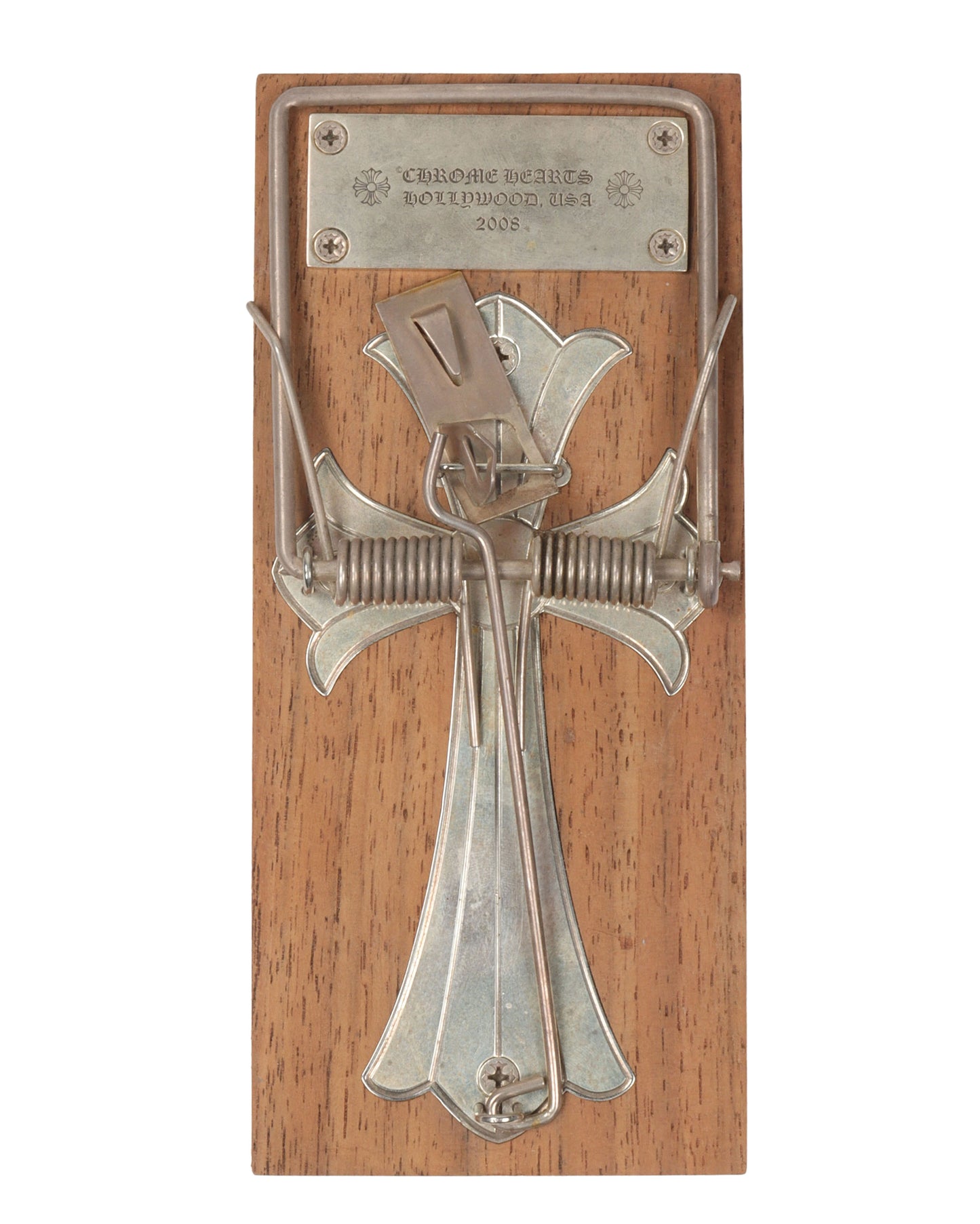 Wood & Silver Mouse Trap