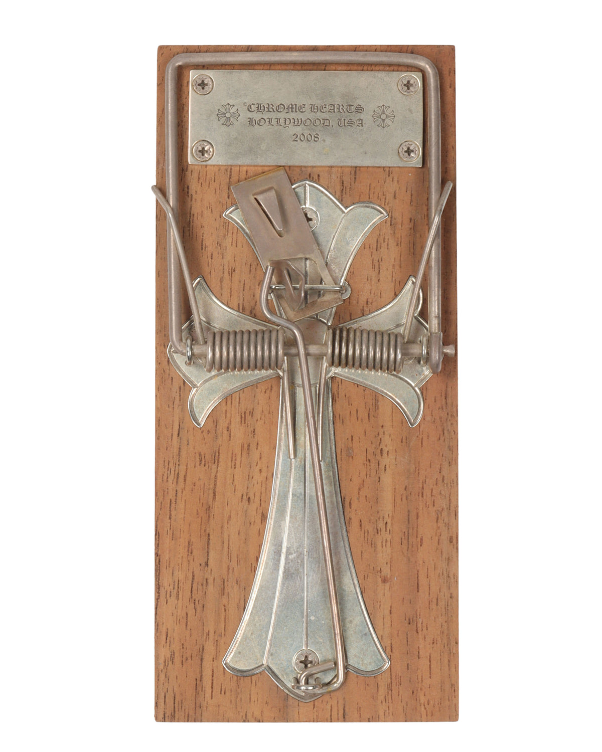 Wood & Silver Mouse Trap