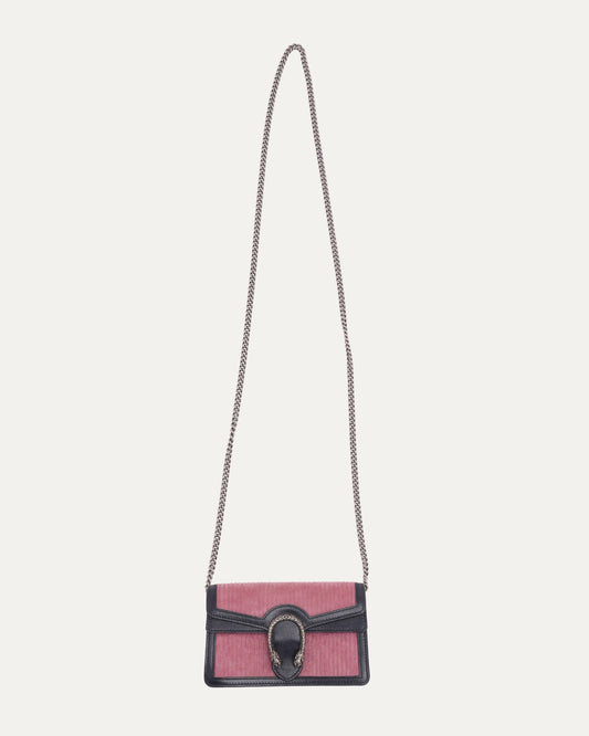 Dionysus Corduroy Super Mini Crossbody Bag