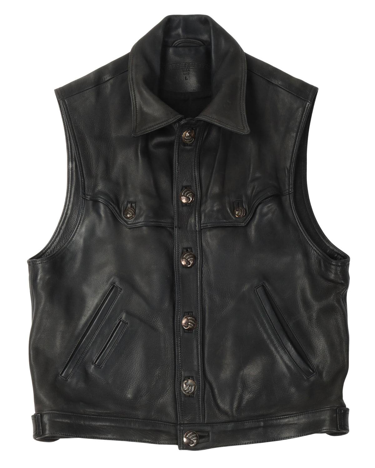 Le Fleur Western Leather Vest