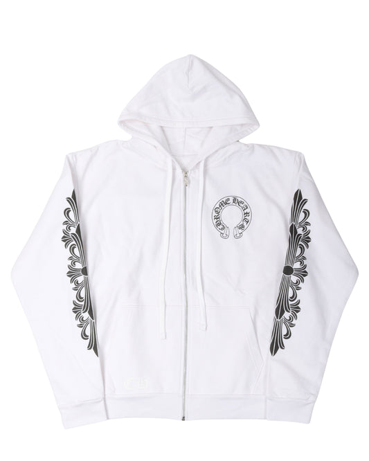Horseshoe Logo Zip Up Hoodie
