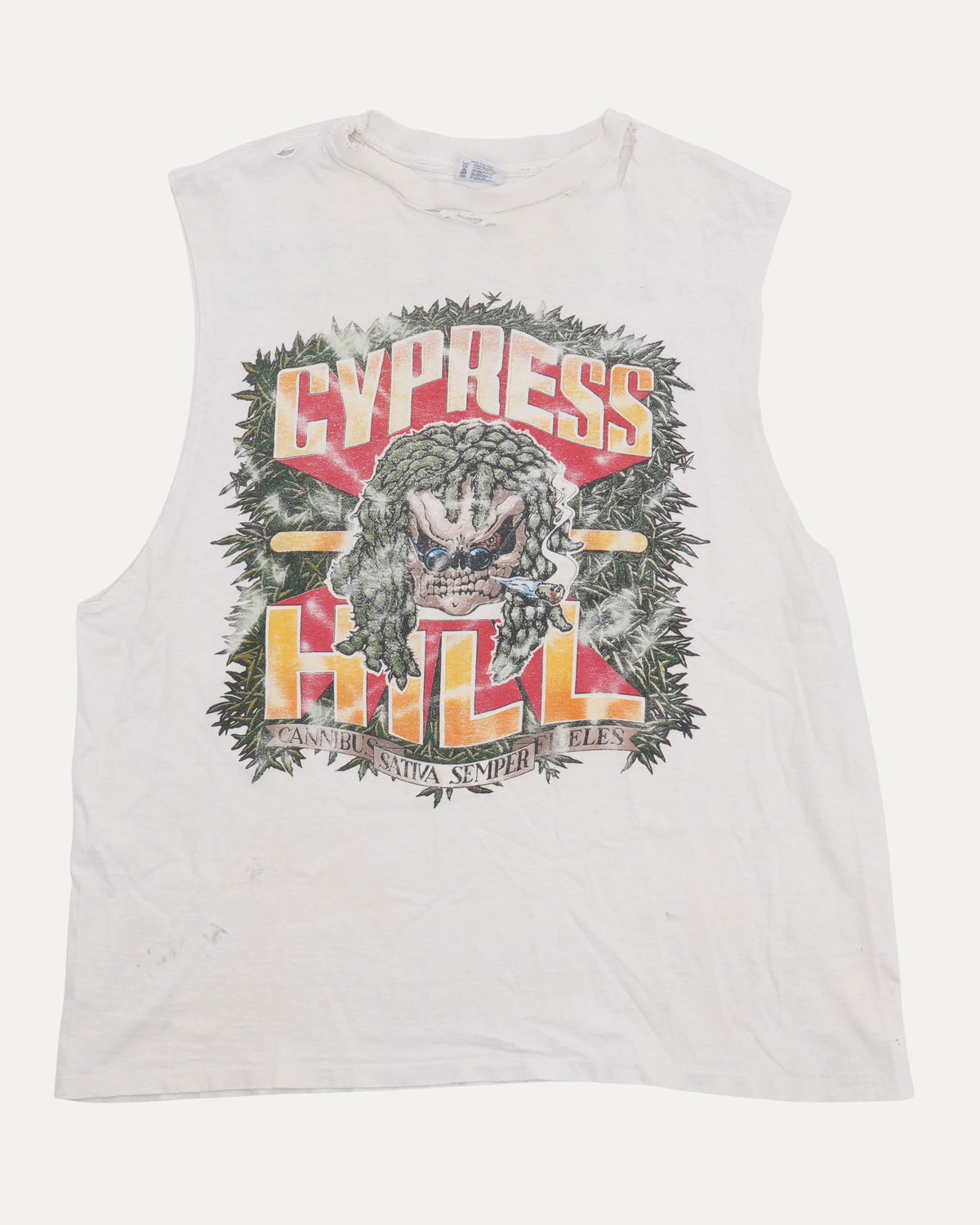 Cypress Hill Soul Assassins 1993 Tour Cutoff T-Shirt