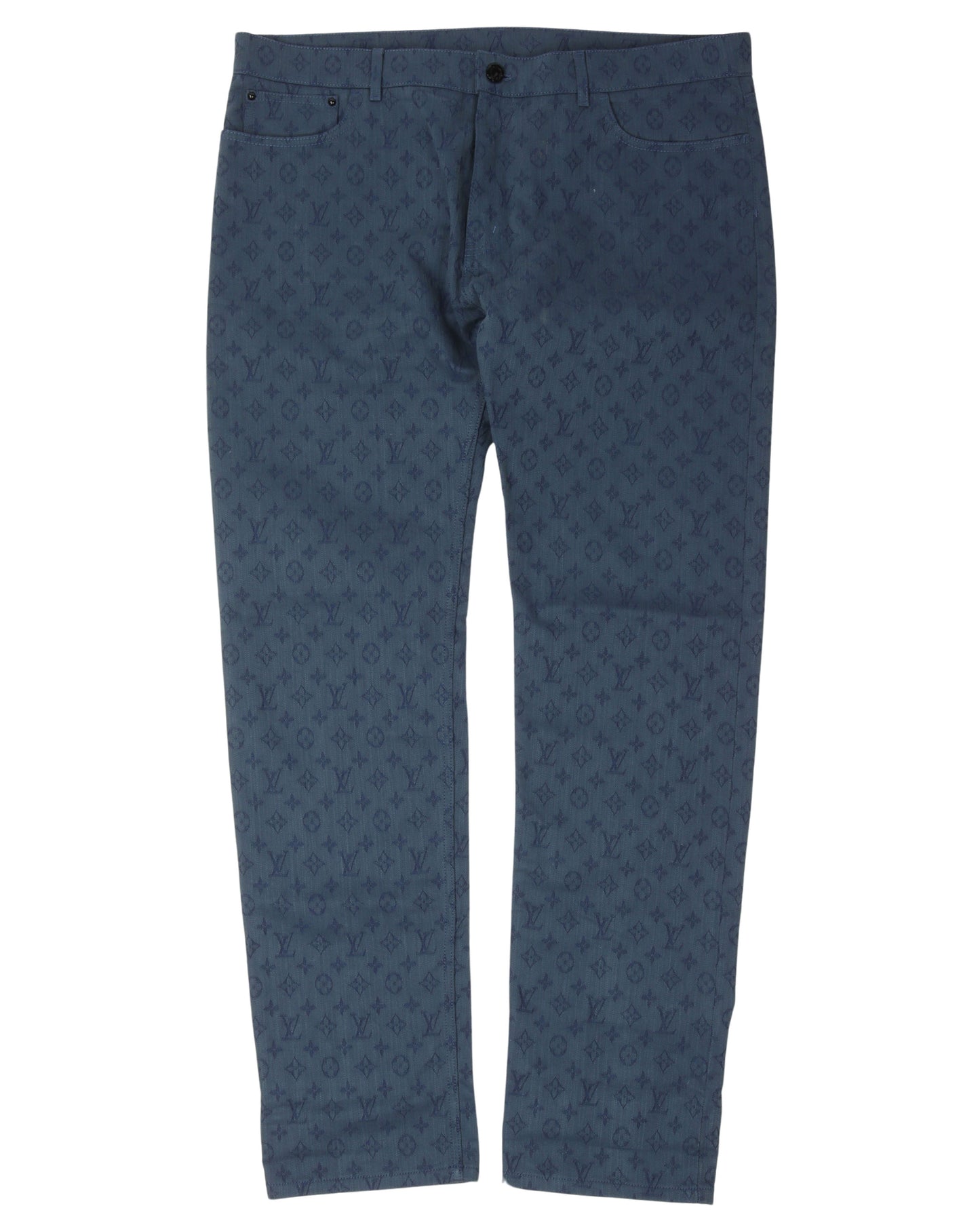 Indigo Monogram Jeans