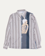 Portrait Print Seventies Shirt
