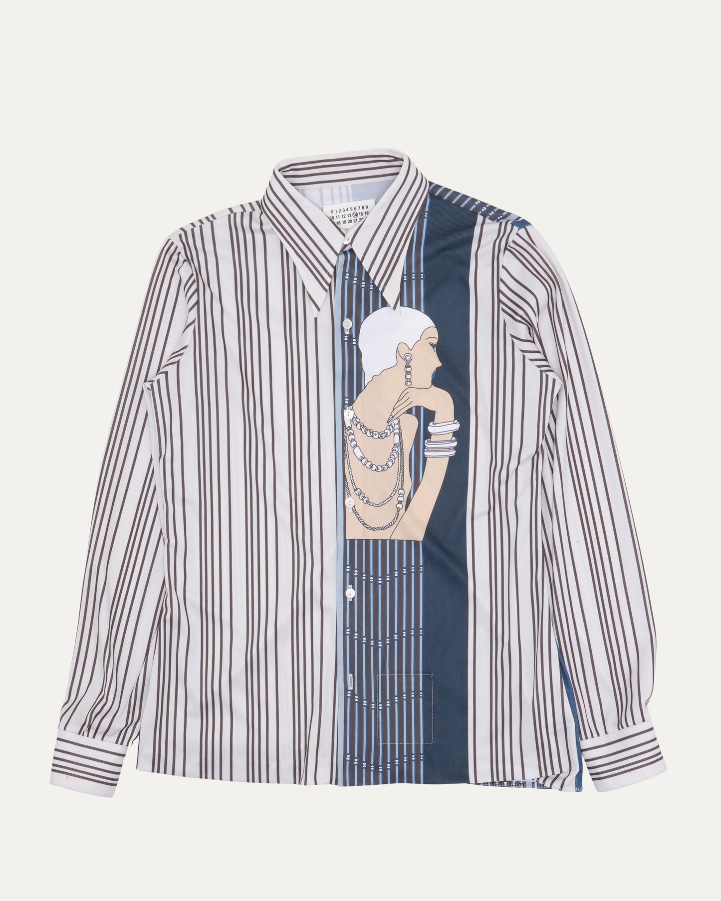 Portrait Print Seventies Shirt