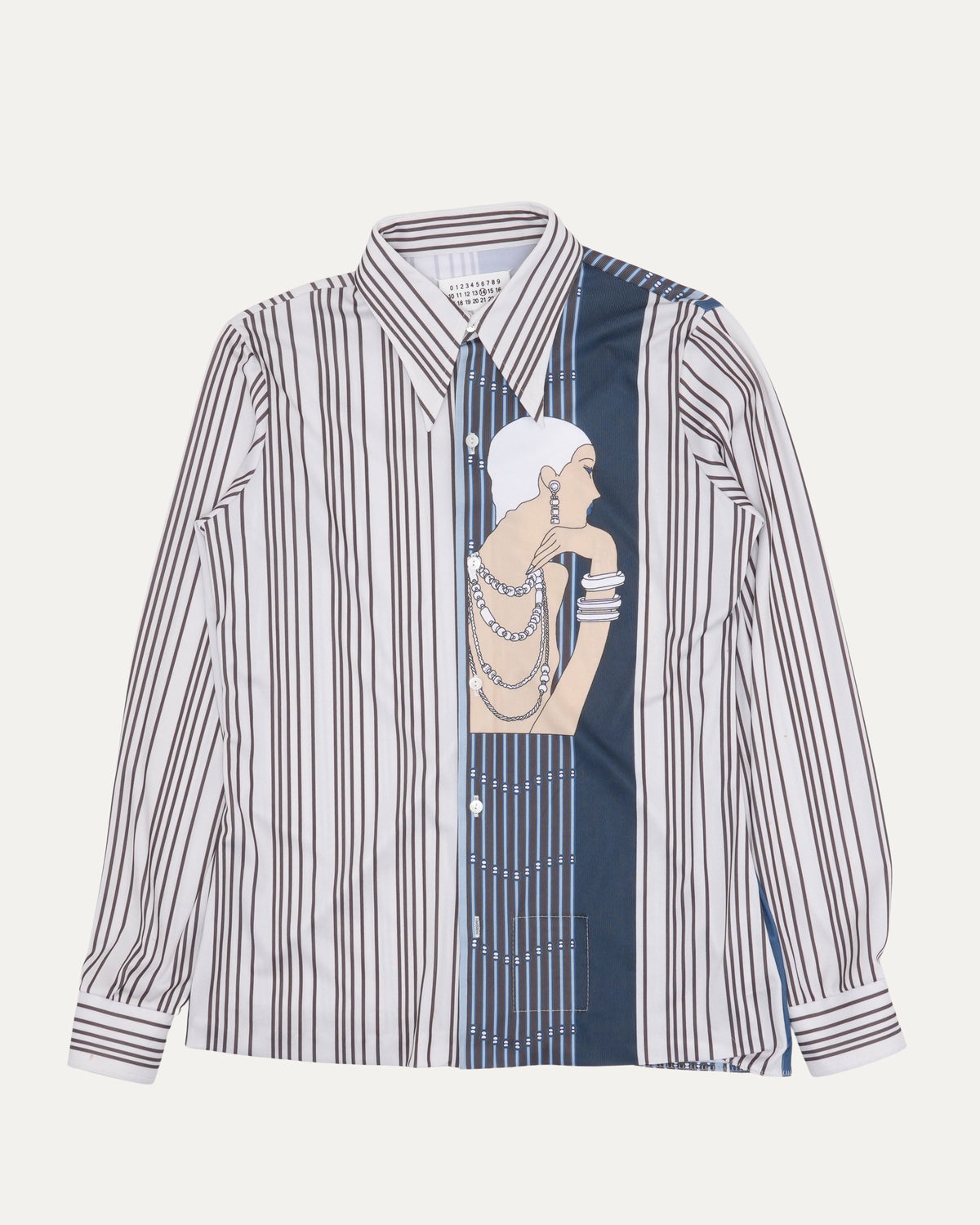 Portrait Print Seventies Shirt
